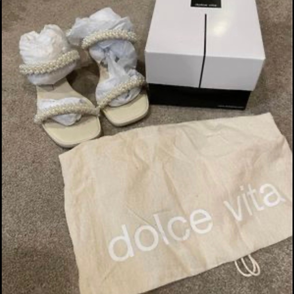 Dolce Vita Pearl Ivory Heels